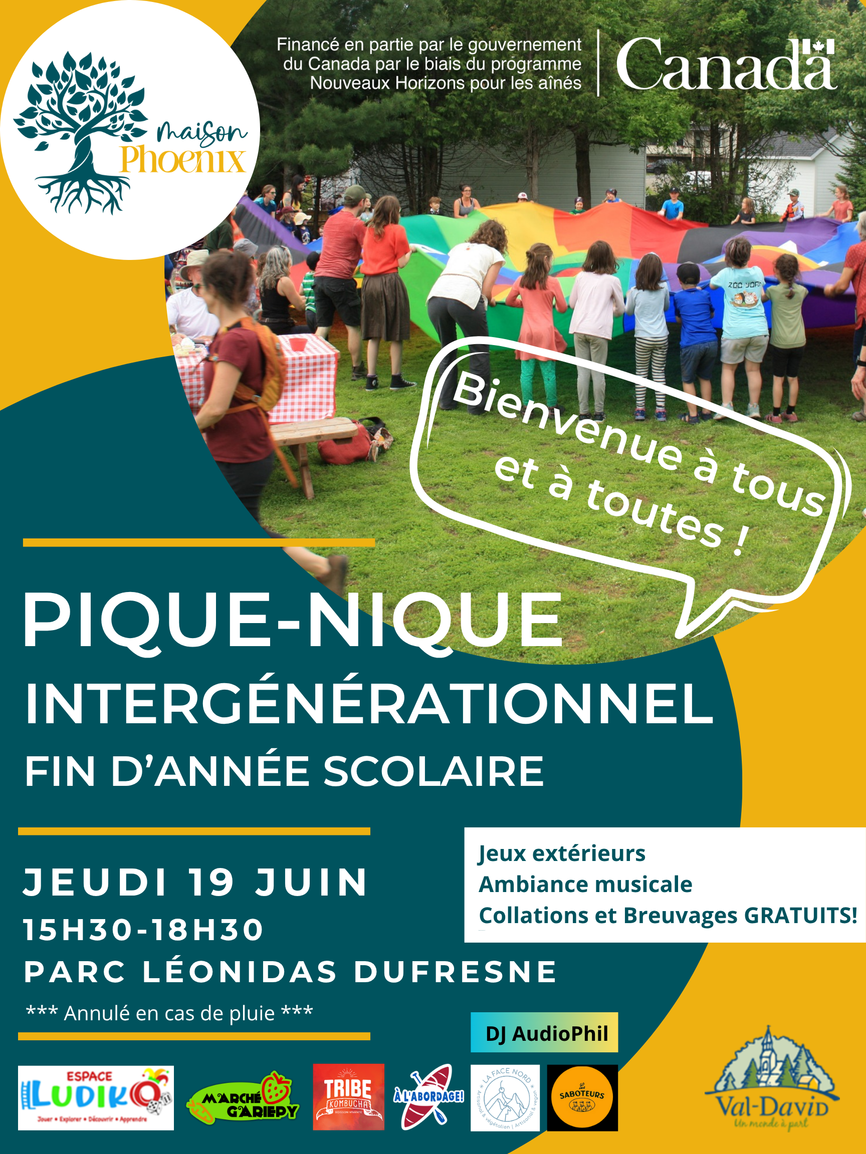 Un pique-nique festif pour tisser des liens intergénérationnels!